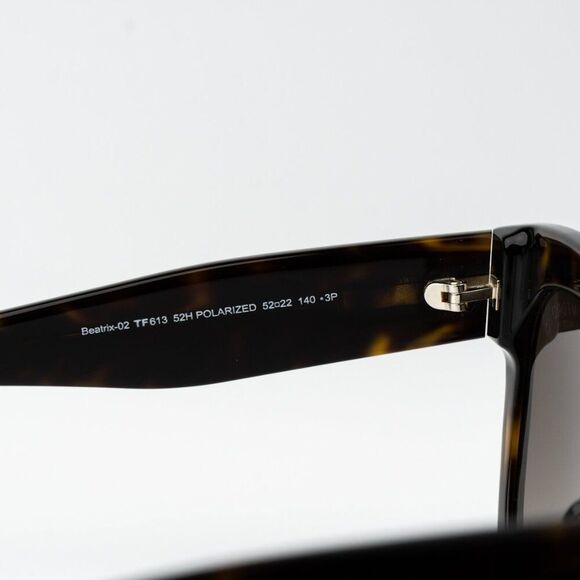 Tom Ford Women Sunglasses Havana Brown Gradient Polarized BEATRIX FT0613/S 52H - Picture 7 of 13